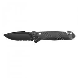 Couteau de Poche C.A.C.® Serration PA6 Noir
