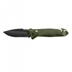 Couteau de Poche C.A.C.® Serration PA6 Kaki