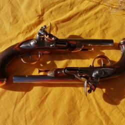 PAIRE DE PISTOLETS OFFICIER Mle 1816