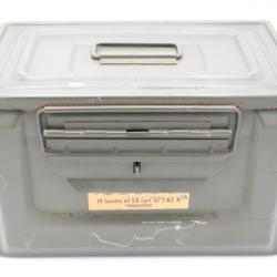 Caisse à Munitions Grand format pour 10 Bandes de 50 cart. 7.62 Nato ou autres