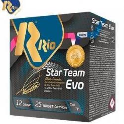 CARTOUCHE RIO STAR TEAM EVO calibre 12/70 28g n°7.5 x25