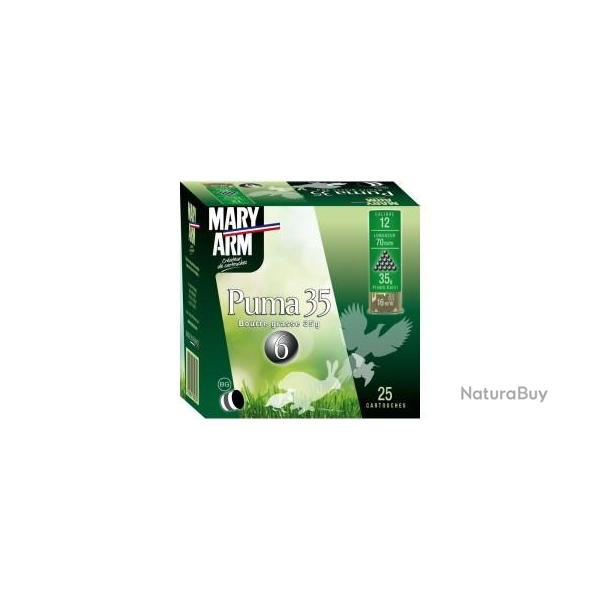 cartouche MARY ARM PUMA 36 calibre 12/70 36g bj N 7.5 x25