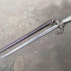 Rare baïonnette Lebel de prise allemande Seitengewehr 102 (f)