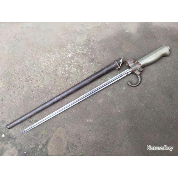 Rare baïonnette Lebel de prise allemande Seitengewehr 102 (f)
