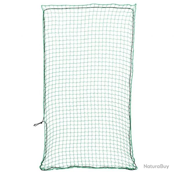 Filet pour remorque avec corde lastique vert 3x1,65 m PP