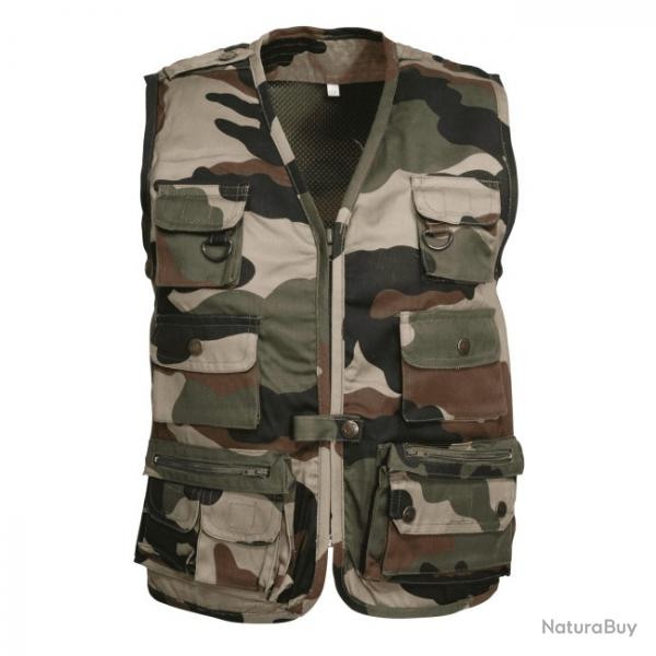 DESTOCK !!! Gilet enfant camouflage percussion