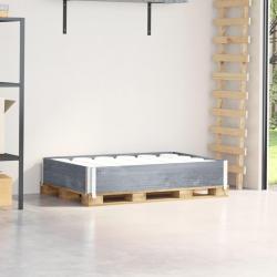 Collier de palette gris 120x80 cm bois de pin solide