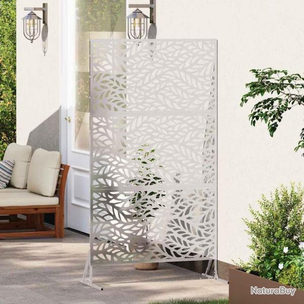 cran de privacy 100x50x180 cm en acier inoxydable