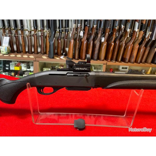 CARABINE SEMI-AUTOMATIQUE RMINGTON, MODLE 750, CALIBRE 35 WHELEN,  TAT NEUF, POINT ROUGE OPTIMUM
