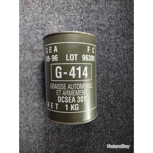 Ancien Pot de graisee Auto/Armement Arme