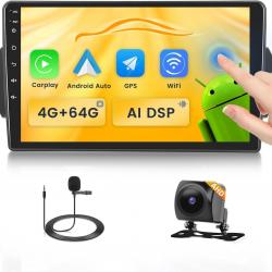Autoradio 4G+64G pour Fiat Egea 2015 - 2020 Wireless Carplay&Android Auto, 9'' IPS Touch Screen Radi