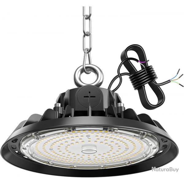 UFO 100W clairage LED Garage Projecteur 17000LM Rglable 60W/80W/100W LED High Bay Lampe IP65 tanc