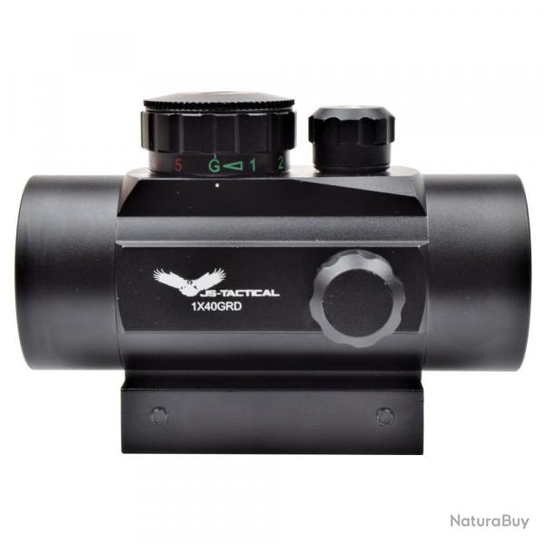 Point Rouge / Vert 40mm (JS Tactical) Noir