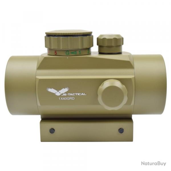 Point Rouge / Vert 40mm (JS Tactical) Dsert
