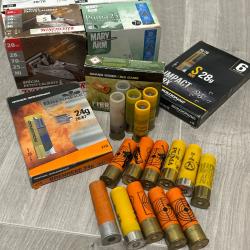 Gros lot de 140 cartouches et balles calibre 20 à 1