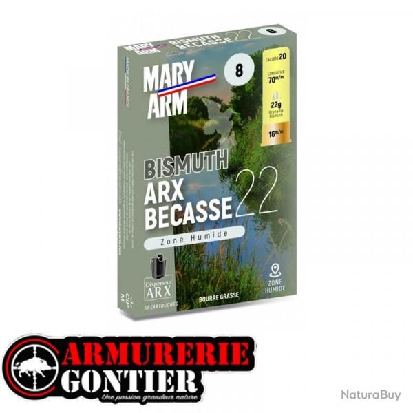 Cartouches MARYARM BECASSE ARX BISMUTH 20/70 22G N8