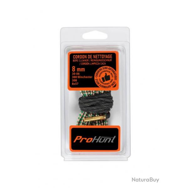 Cordon de nettoyage type &quot;boresnake&quot; 8mm Pro Hunt (30/06 308 300 8x57...)