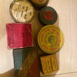 Lot boîte munitions vides