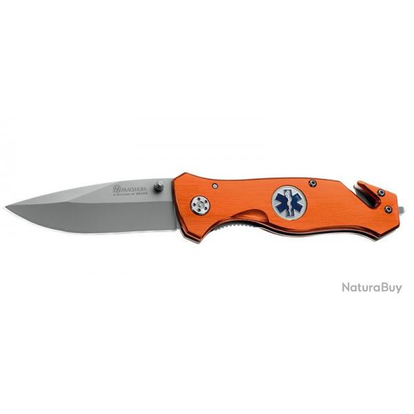 Bker Magnum Couteau Medic - Lame 85mm - Manche Aluminium