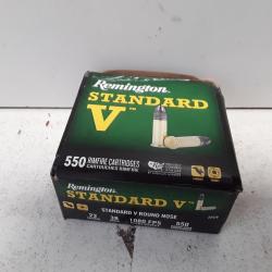 Boite de 550 balles vrac Remington STANDARD V cal.22lr