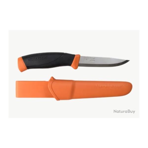 COUTEAU COMPANION MORAKNIV LAME 104MM COLOR MIX ORANGE (MO14069)