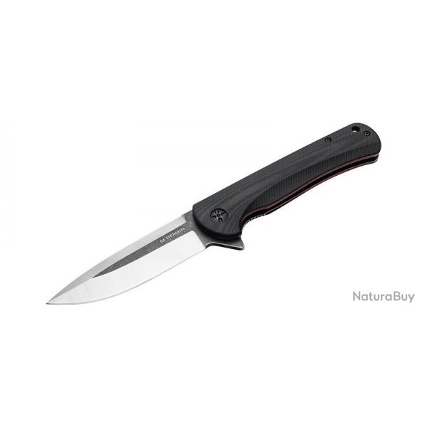 Bker Magnum Couteau Mobius - Lame 95mm - Manche G10 - Clip