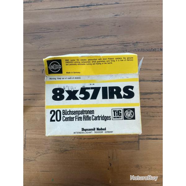 2 boites de 8x57 irs
