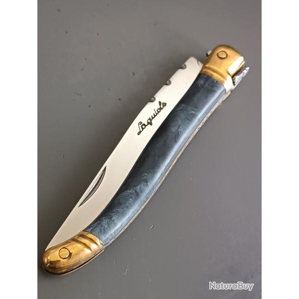 ANCIEN COUTEAU LAGUIOLE, THIERS, XXme, guilloch.