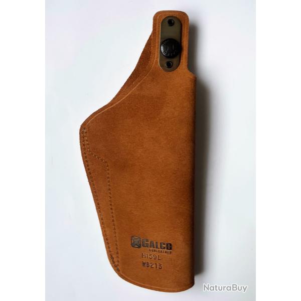 Holster de ceinture Inside en cuir de marque GALCO pour Colt 45, neuf sous blister, pour Gaucher