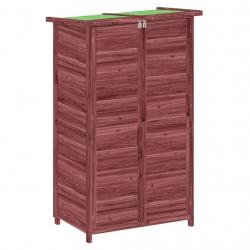 Abri de jardin cabane cabanon maison de stockage remise extérieur hangar outils robuste moka 83 x 5