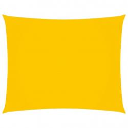 Voile toile d'ombrage parasol tissu oxford rectangulaire 2,5 x 4 m jaune 02_0009567