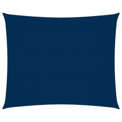 Voile toile d'ombrage parasol tissu oxford rectangulaire 3,5 x 4,5 m bleu 02_0009641