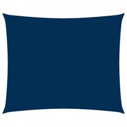Voile toile d'ombrage parasol tissu oxford rectangulaire 3 x 4,5 m bleu 02_0009671