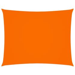 Voile toile d'ombrage parasol tissu oxford rectangulaire 6 x 7 m orange 02_0009739