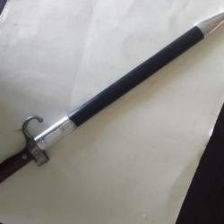 Baïonnette Berthier mousqueton regimentee