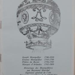 Livre Historique des montgolfières par Raymond Marchal
