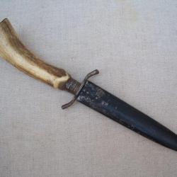 dagger knife  poignard  dague  Couteau de  botte allemand  tranchée 14  / 18  1ww poilu