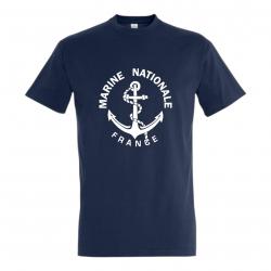 T shirt Marine Nationale bleu marine