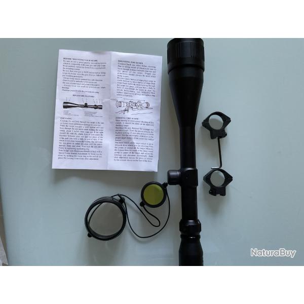 Lunette de tir air force6 x24 x50  AO 30mm + montage
