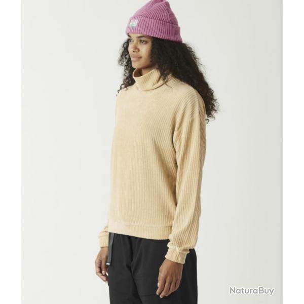 Sweat Velours Picture LAIKKO CREW Beige