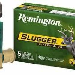 CARTOUCHES REMINGTON SLUGGER calibre 12 x5