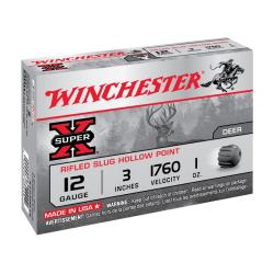 CARTOUCHES WINCHESTER SLUG SUPER X calibre 12/76 x5