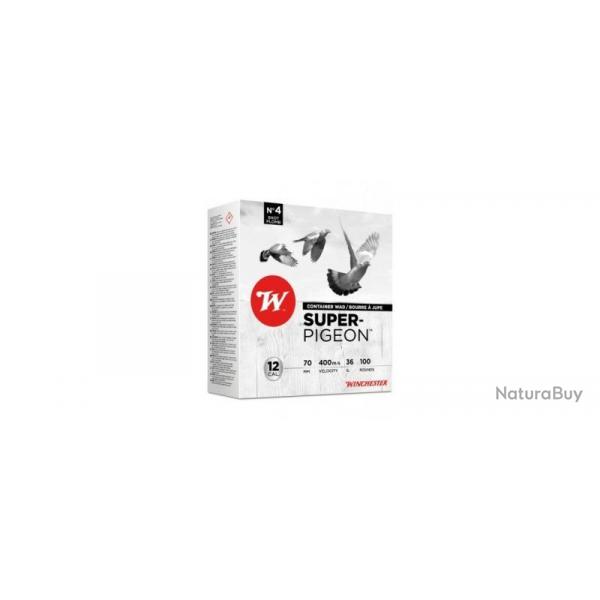 CARTOUCHE WINCHESTER SUPER PIGEON calibre 12/70 36g BJ N5 x100