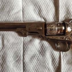 REVOLVER PIETTA 1851 NAVY NICKELE GRAVE CAL 44 REF REN44UMBL2H