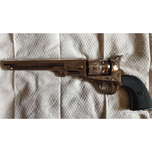 REVOLVER PIETTA 1851 NAVY NICKELE GRAVE CAL 44 REF REN44UMBL2H