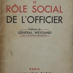 Livre Le rôle sociale de l'officier par Lyautey