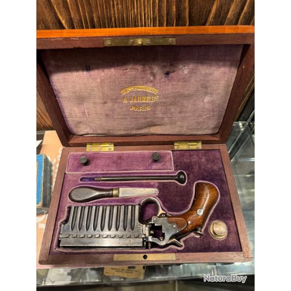 INCROYABLE ET SREMENT UNIQUE REVOLVER JARRE EN COFFRET D'ORIGINE !! 2eme srie photos