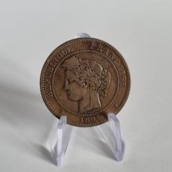 De Qualité : 10 Centimes Cérès 1891 A , Paris , XIXème Siècle 19ème