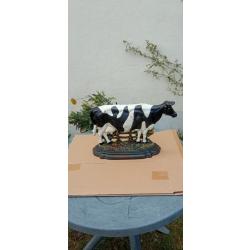 Butée de porte vintage fonte vache Normande