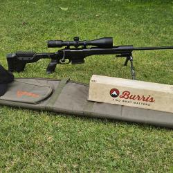 TikkaT3X Lite 308win Châssis MDT carbone + Lunette Burris